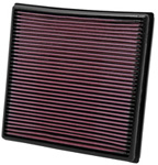 K&N Sportluftfilter - Opel Astra J, 1.4i, 87/100 PS, ab Bj. 11/09-      (33-2966)