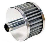 K&N Entlüftungsfilter - Universal Außen-Ø Metallstutzen: 19 mm, Ø: 76 mm, Höhe: 51 mm