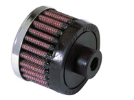 K&N Entlüftungsfilter - Universal Gummi-Innenflansch: 10 mm, Filter-Ø: 51 mm, Höhe: 38 mm